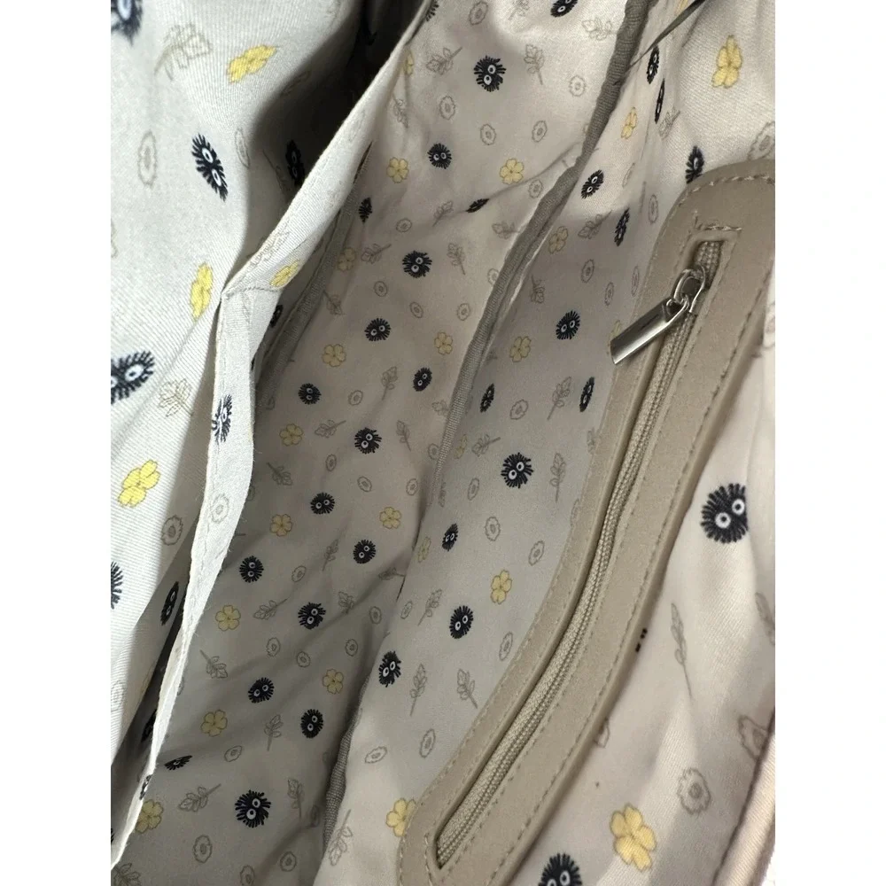 Studio Ghibli‎ My Neighbor Totoro Floral Hobo Bag Satin Anime Purse NWT